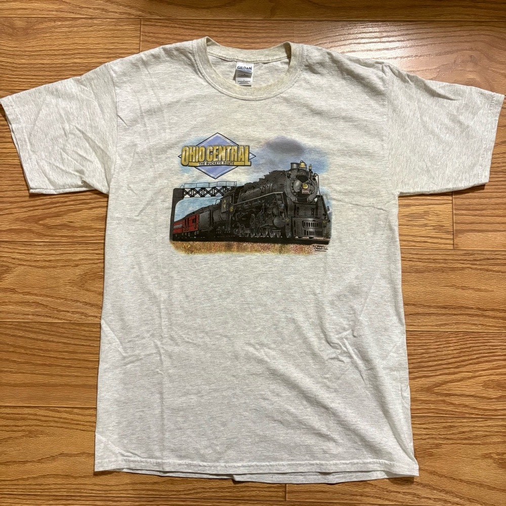 Vintage Ohio Central Tran Shirt Large